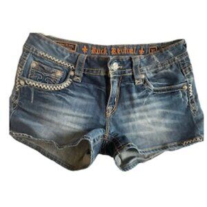 ROCK REVIVAL EMBELLISHED "JEN" SHORTS 30